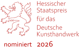 Nominiert für den Hessischen Staatspreis für das Deutsche Kunsthandwerk 2026