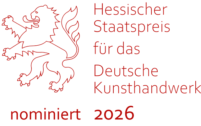 Nominiert für den Hessischen Staatspreis für das Deutsche Kunsthandwerk 2026